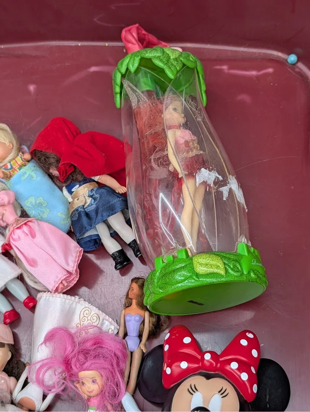 Vintage Toy Lot Minnie Mouse Cruella De Vil Betty Boop Strawberry Shortcake Doll